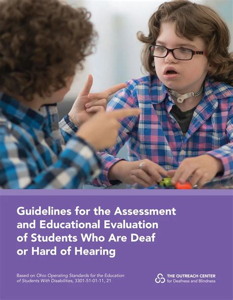 using standardized tests to evaluate deaf hard of hearing|Assessment Resource Guide for Students Who Are Deaf or .